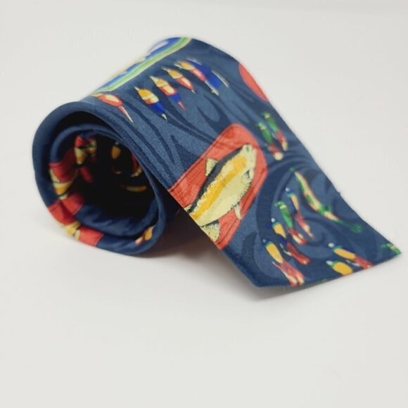 Beverly Hills Polo Club | Fishing Hook Themed Tie (One Size) - Picture 5 of 14